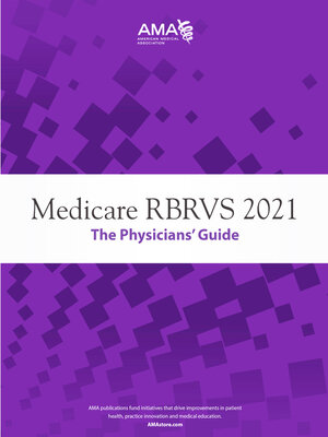 cover image of Medicare RBRVS 2021: the Physicians' Guide